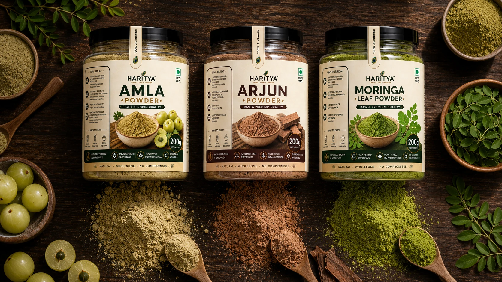 Haritya herbal powder collection
